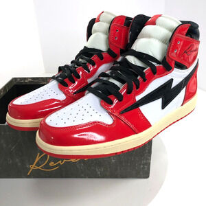 Air KIY Reves Paris '85 Hi Men's 11.5 Lace Up Sneakers Shoes Candy Red PLS READ